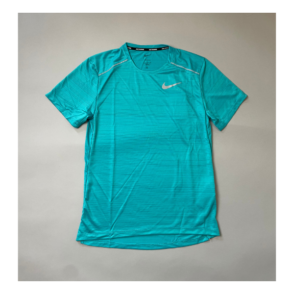 Nike Miler Top Light Blue Clothing – ClobberDirect