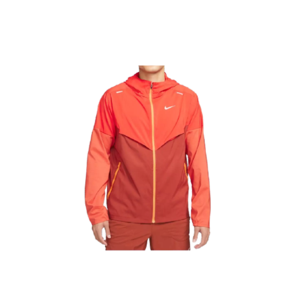 Nike Windrunner Jacket Red Orange ClobberDirect