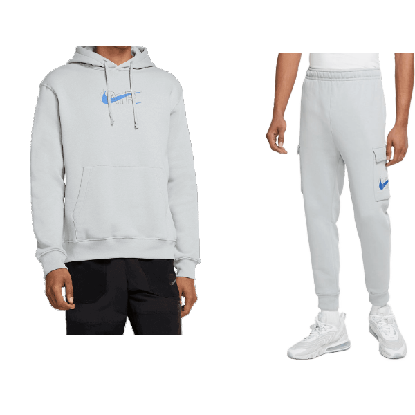 Grey air max tracksuit sales