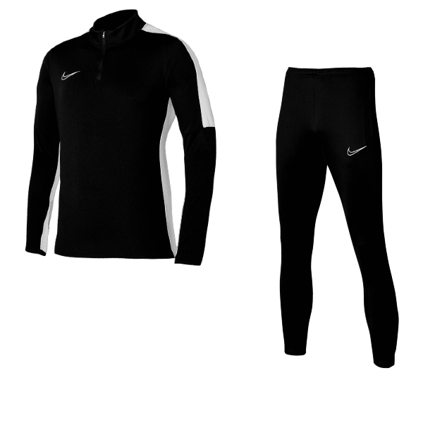 Nike Academy Drill Tracksuit Black White ClobberDirect