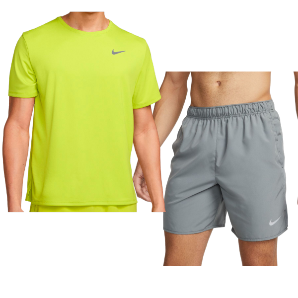 Nike Miler Set Yellow/Grey