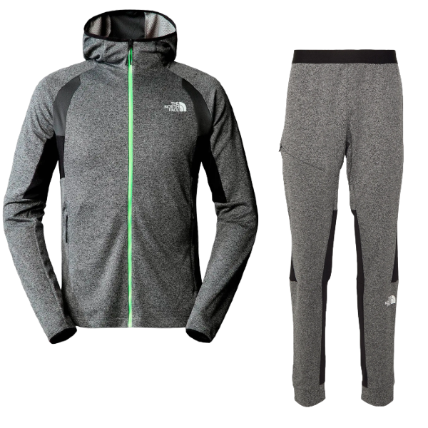 The North Face Mountain Athletic Tracksuit Grey/Black/Volt