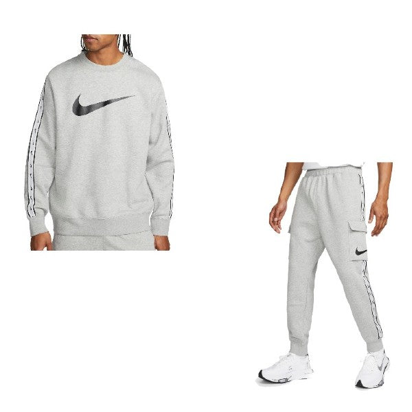 Nike Repeat Logo Cargo Tracksuit Grey