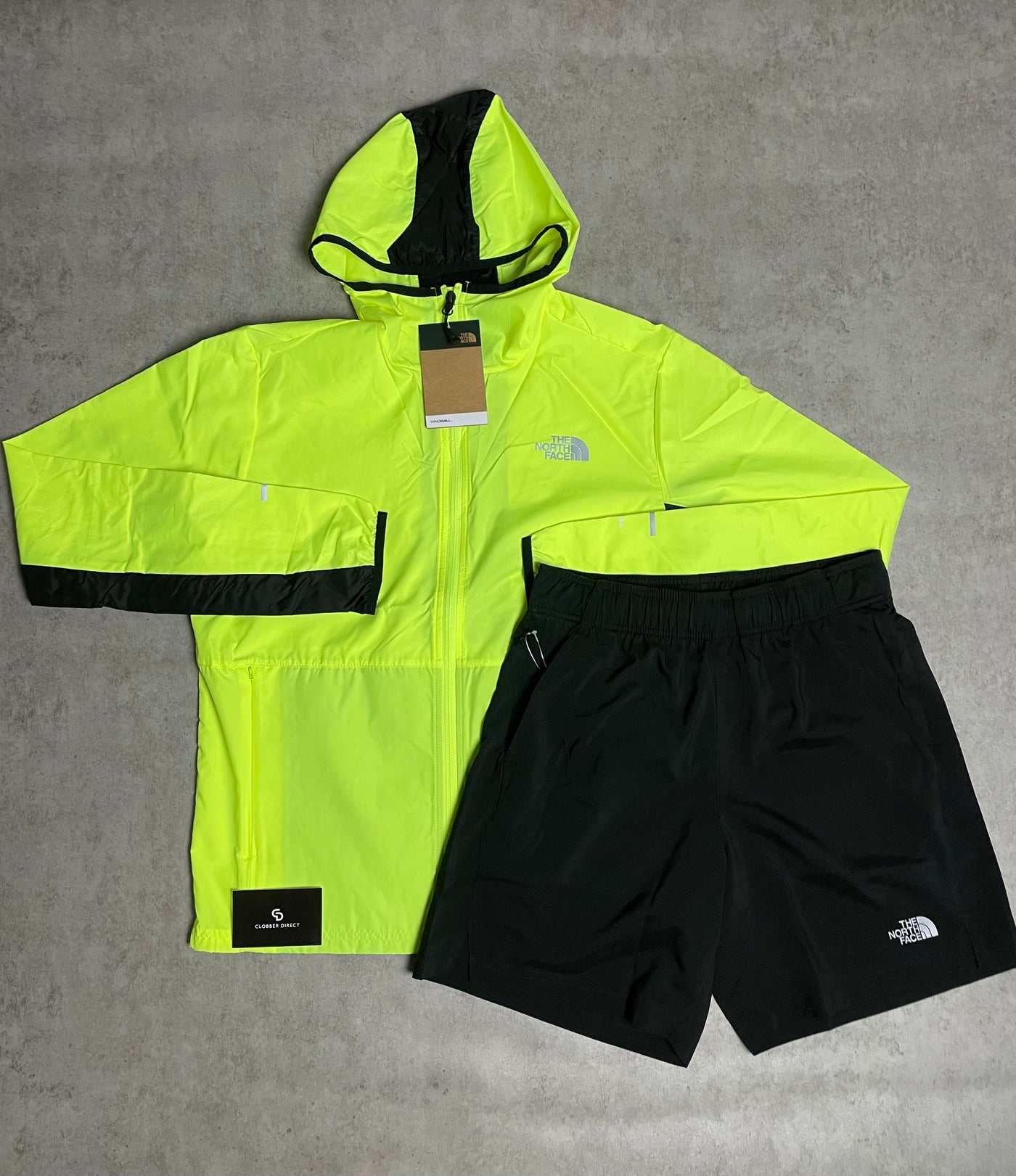 The North Face Windbreaker Set Volt/Black