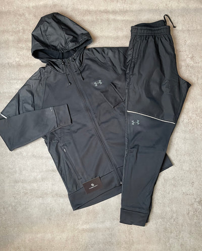 Under Armour Winterized Fleece Tracksuit Black