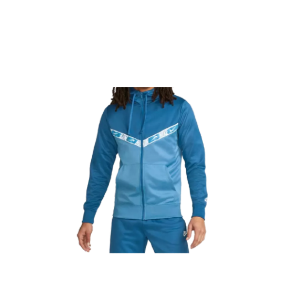 Nike Repeat Logo Hoodie Sky Blue