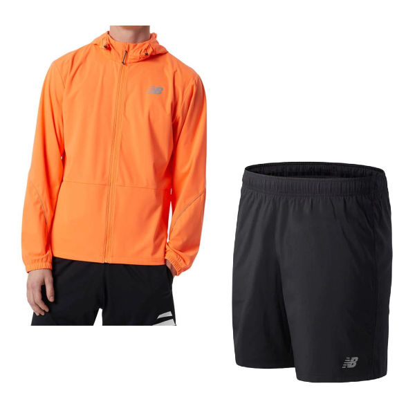 New Balance Impact Windbreaker Set Orange