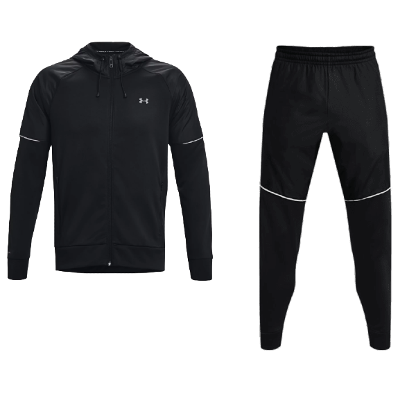 Under Armour Winterized Fleece Tracksuit Black