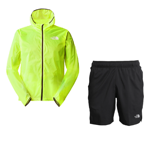 The North Face Windbreaker Set Volt/Black