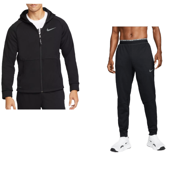 Nike Pro Therma Fit Tracksuit Black